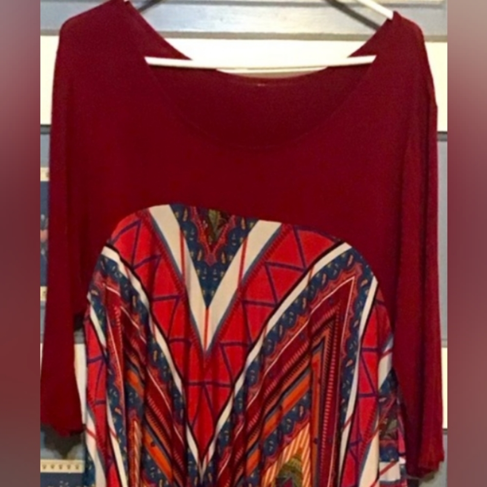 EUC Size 2x Western Wear Flowy dress
